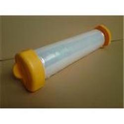 Pallet-wrap handsaver</br>38mm core dispenser yellow